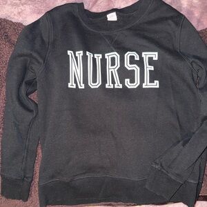 Black Nurse Sweatshirt